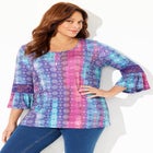 Dream Drape Bella Crochet Trim Top image number null