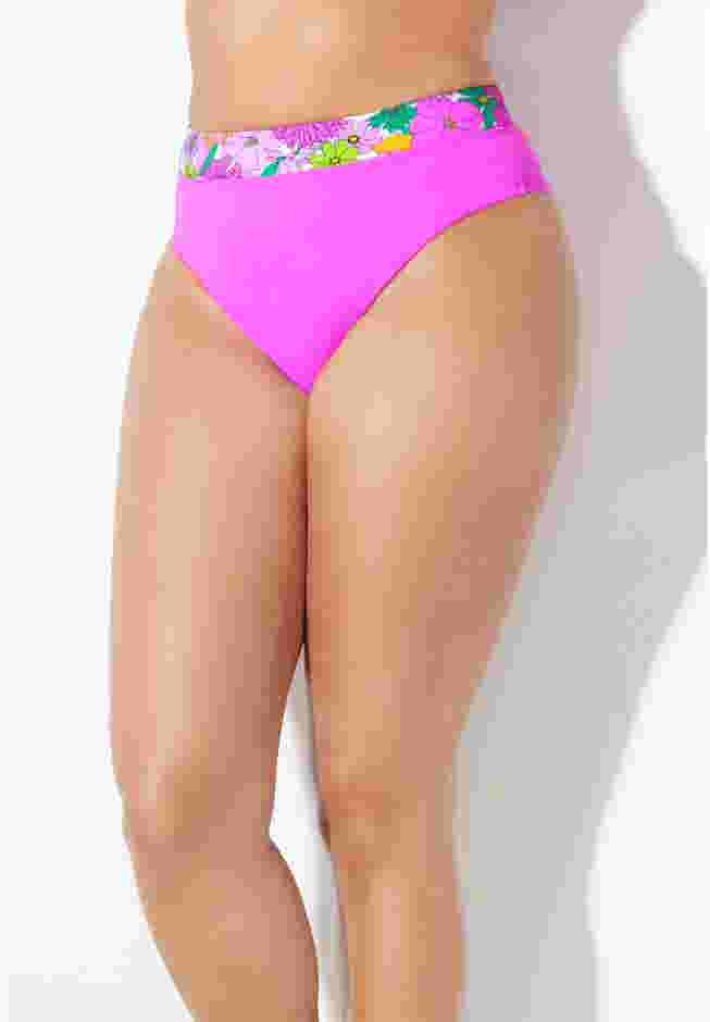 High Waist Cheeky Bikini Brief image number 0