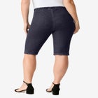 Plus Size Comfort Stretch Bermuda Jean Short image number 1
