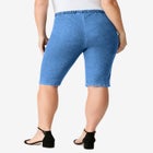 Plus Size Comfort Stretch Bermuda Jean Short image number 1