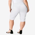 Plus Size Comfort Stretch Bermuda Jean Short image number 1