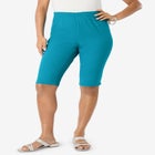 Plus Size Comfort Stretch Bermuda Jean Short image number 1