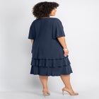 Embellished Keyhole Midi-Tier Dress image number null