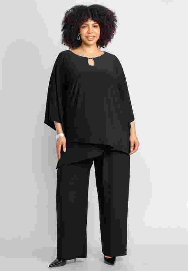 2-Piece Embellished Keyhole Pant Set image number 0