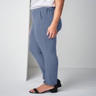 Bi-Stretch Slit Front Ankle Pant image number null