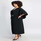 V-Neck Twist Maxi Dress image number null