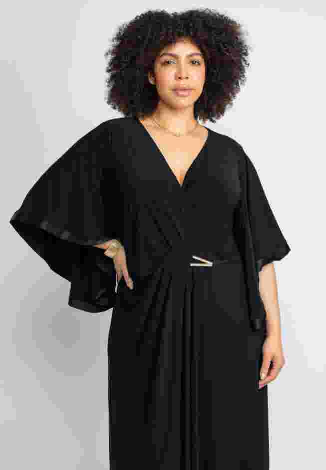 V-Neck Twist Maxi Dress image number 2