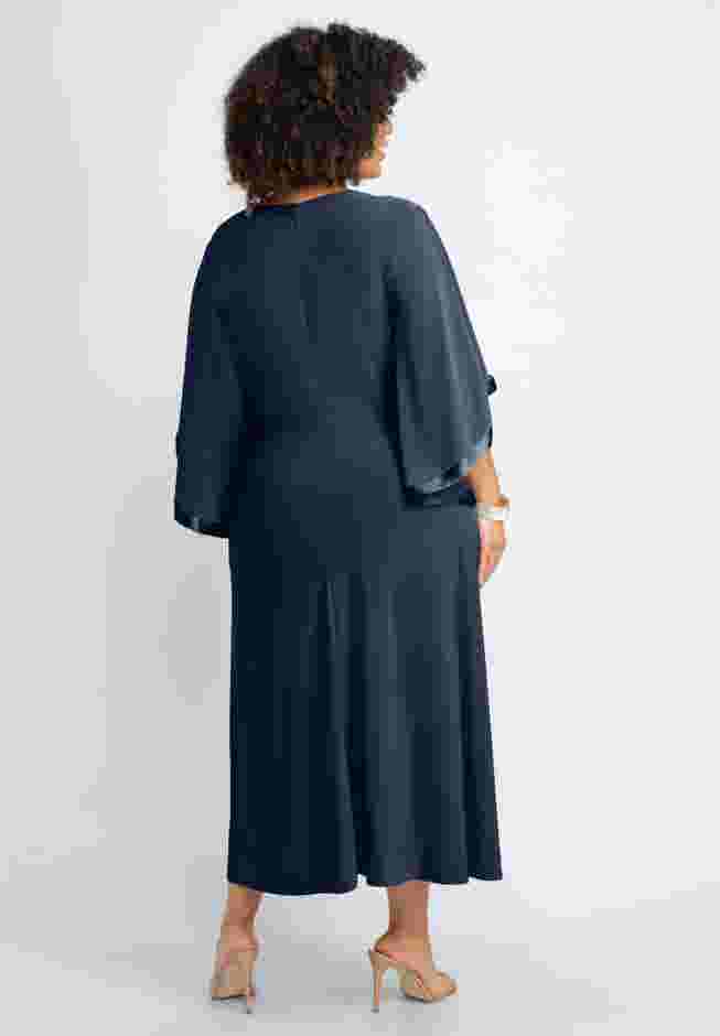 V-Neck Twist Maxi Dress image number 1