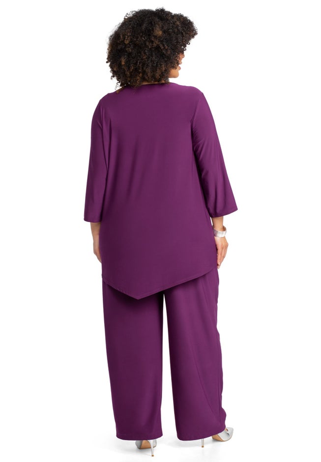 2-Piece Dazzle Zig Zag Pant Set image number 1