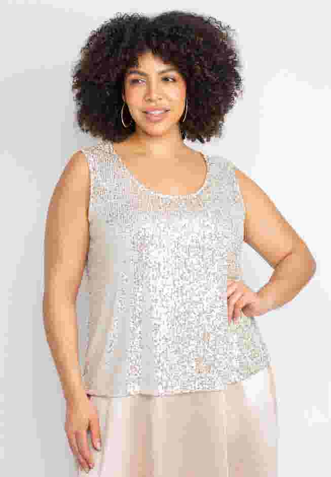 2-Piece Sequin & Charmeuse Jacket Dress Set image number 3