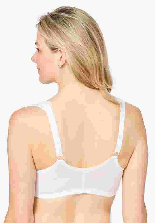 Front Close Wireless Gel Strap Bra image number 2