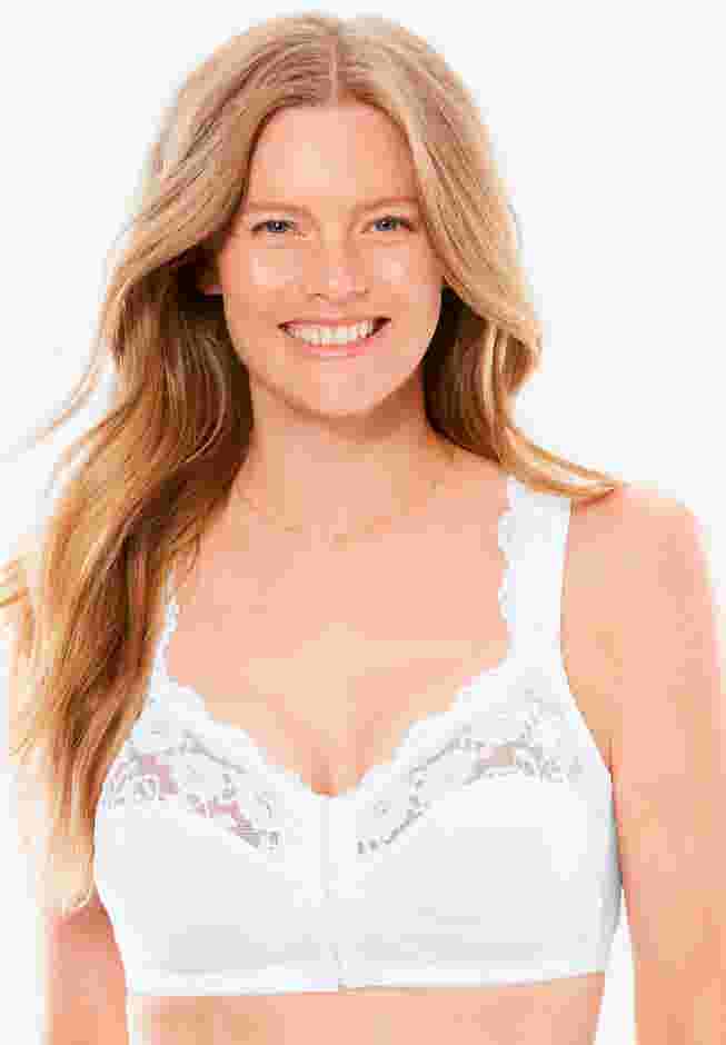 Front Close Wireless Gel Strap Bra image number 0