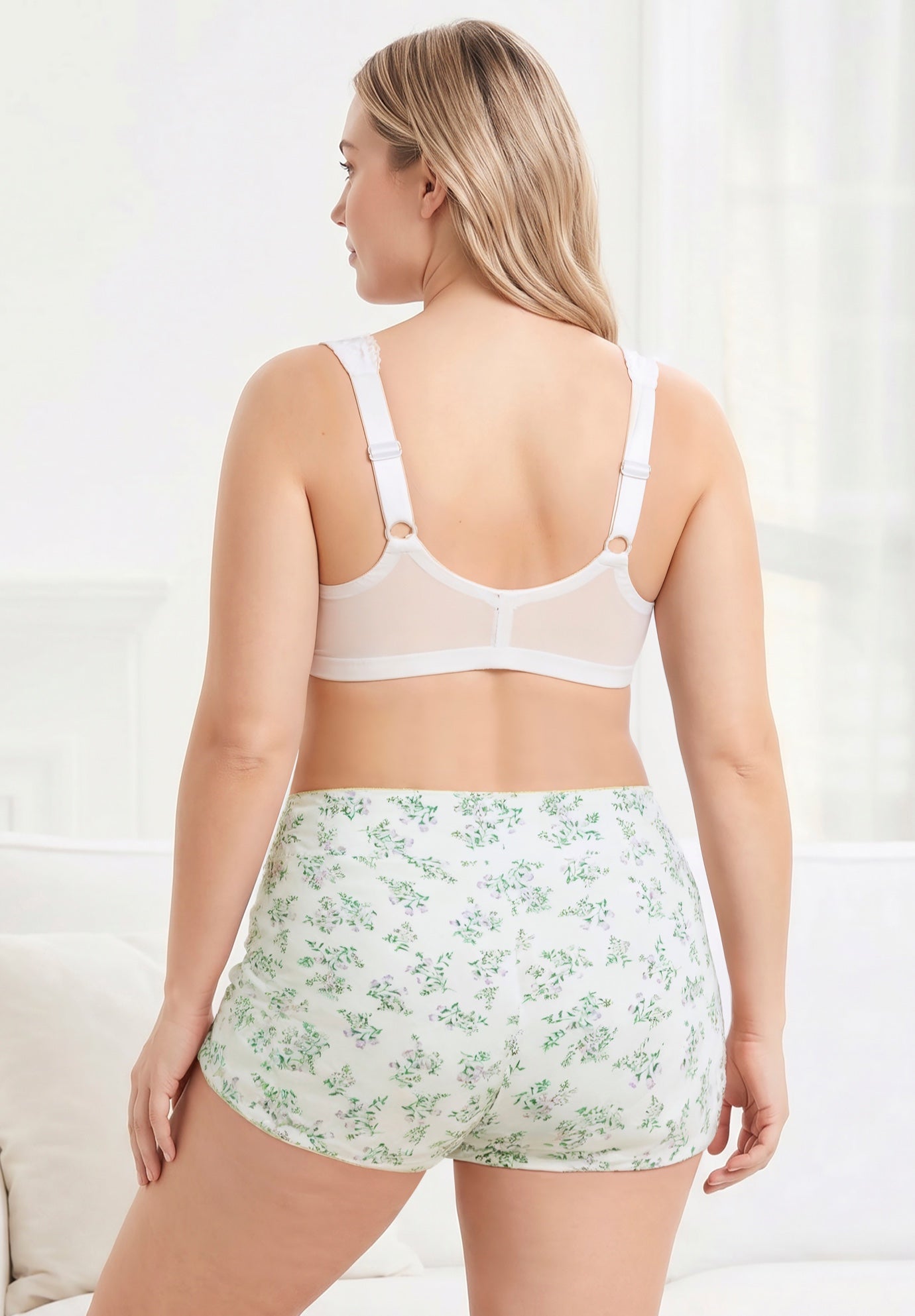Front Close Wireless Gel Strap Bra image number 1