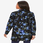 Kate Long-Sleeve Crisp Cotton-Blend Button-Front Tunic image number null