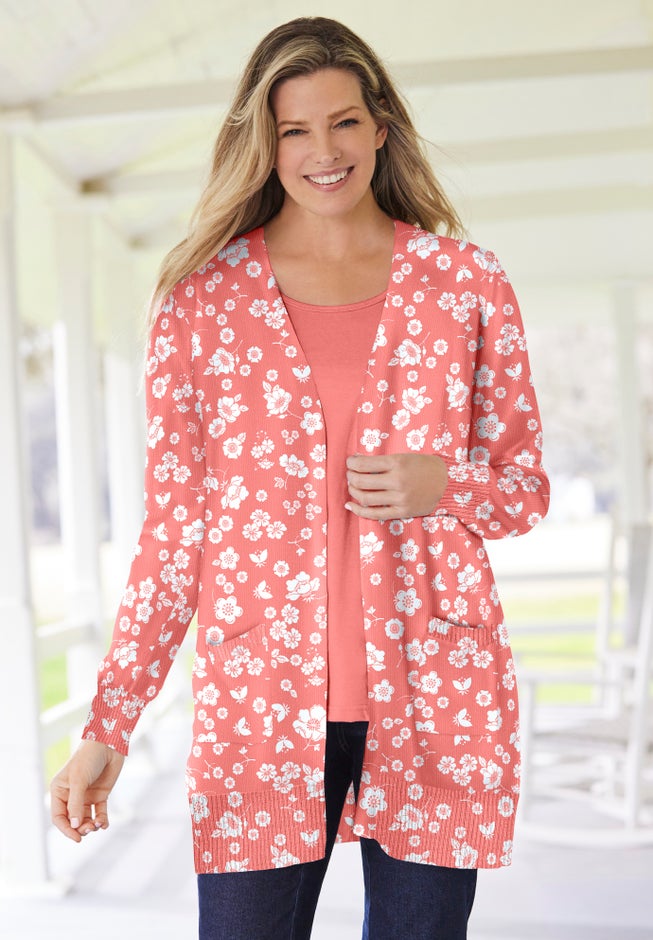 Perfect Longer-Length Cotton Cardigan image number 7