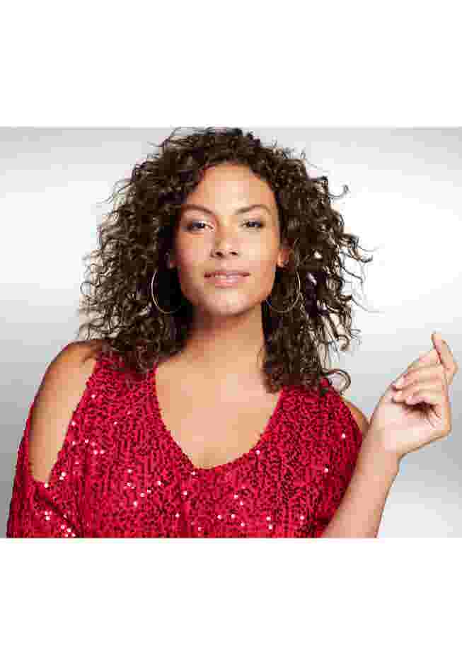 Cold-Shoulder Sequin Tunic image number 4