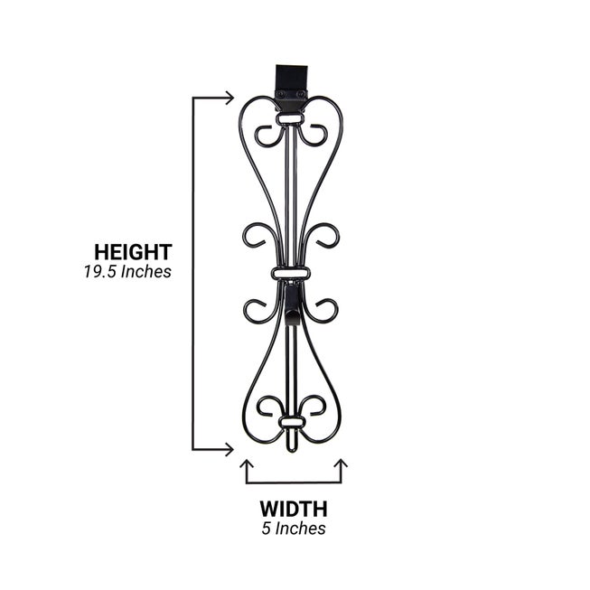 Adjustable Wreath Hanger for Door image number 1