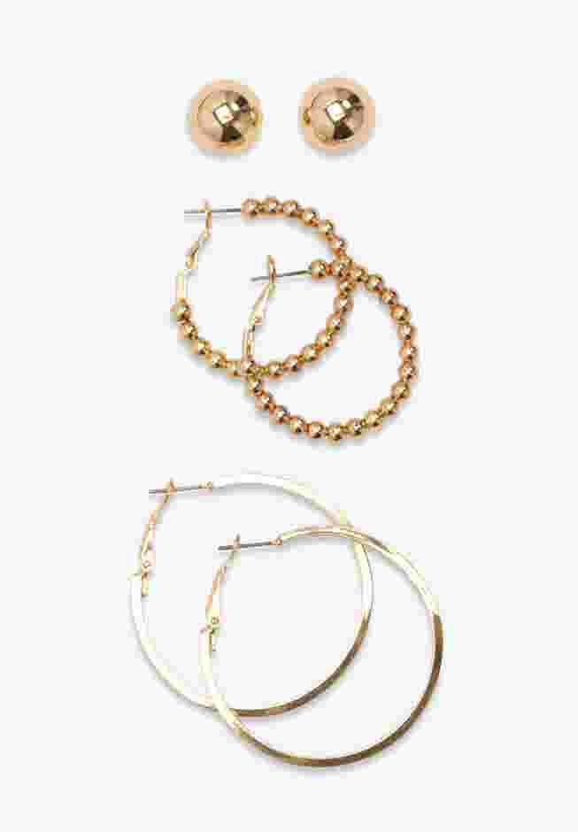 3-Piece Earring Set image number 0