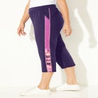 Colorblock French Terry Capri image number null