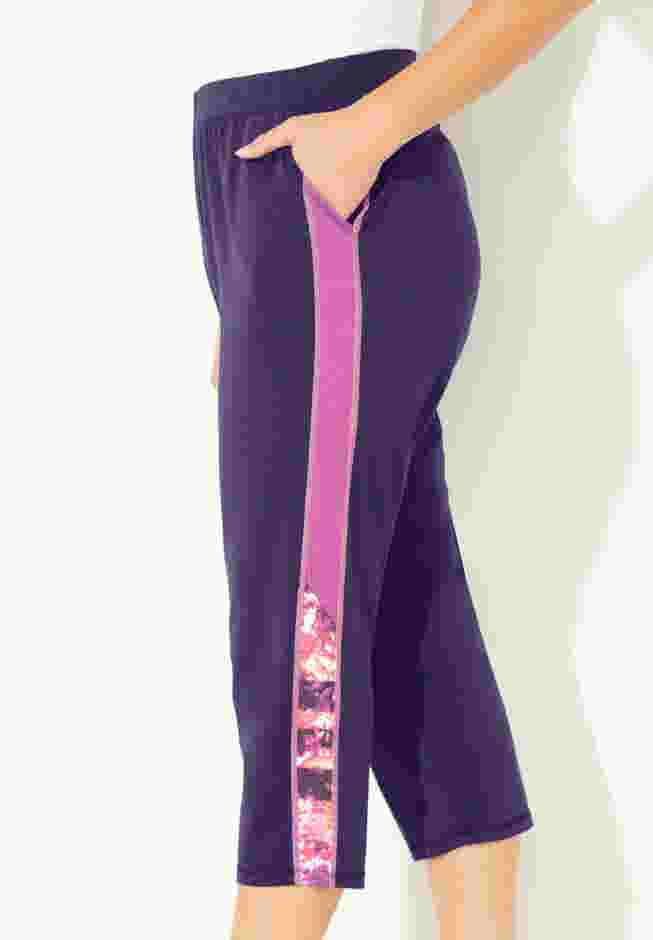 Colorblock French Terry Capri image number 3