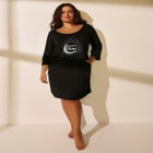 Avenue Body Three-Quarter Sleeve Sleepshirt image number null