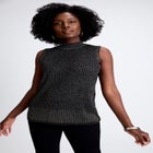 Ribbed Sleeveless Shell image number null