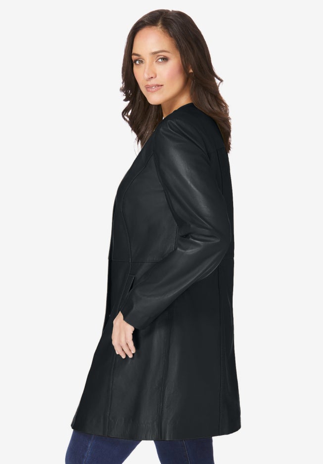 Three-Quarter Leather Jacket image number 2