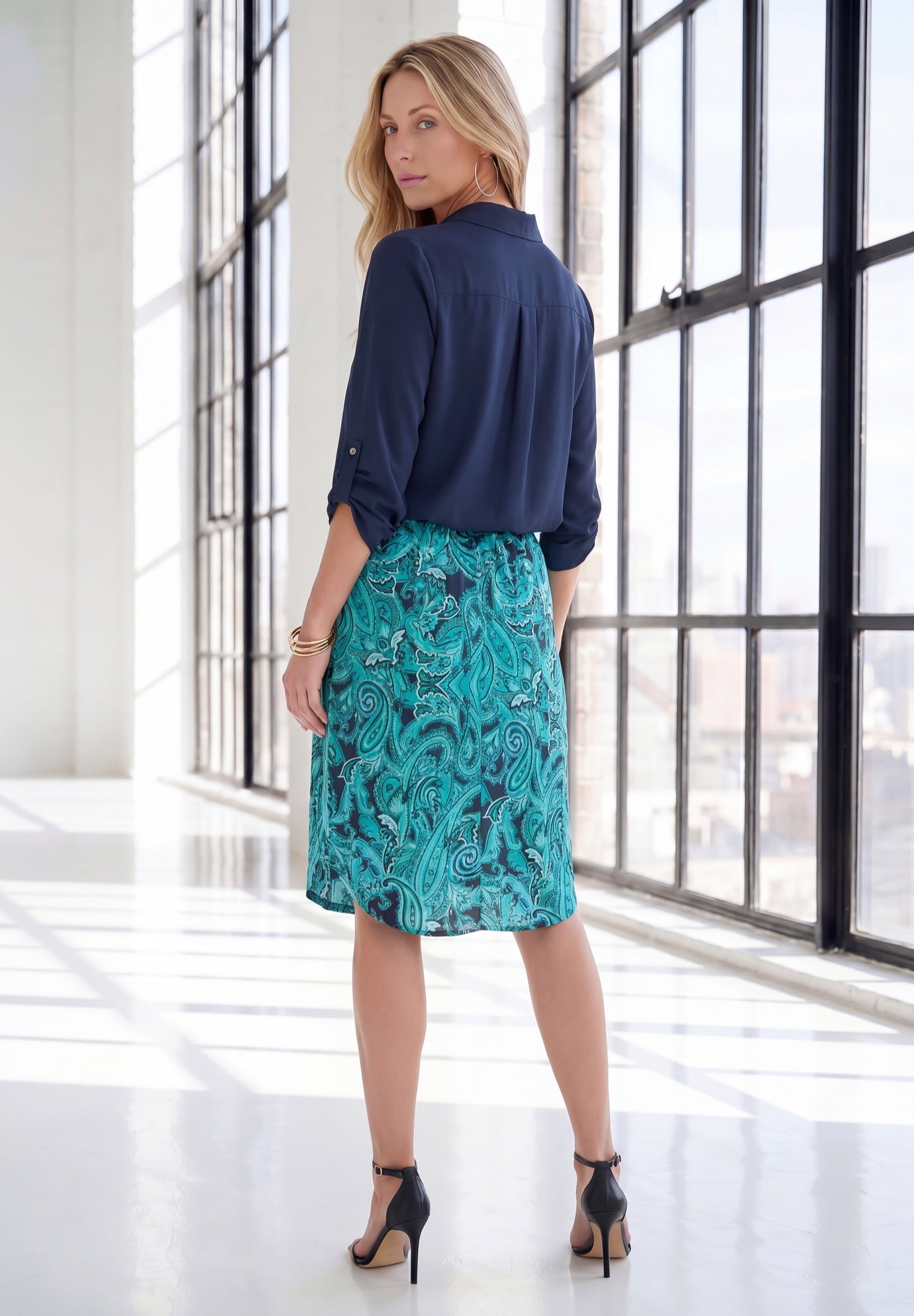 Roll Tab Jacket Dress image number 1