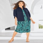 Roll Tab Jacket Dress image number null