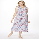 Long Sleeveless Sleepshirt image number null