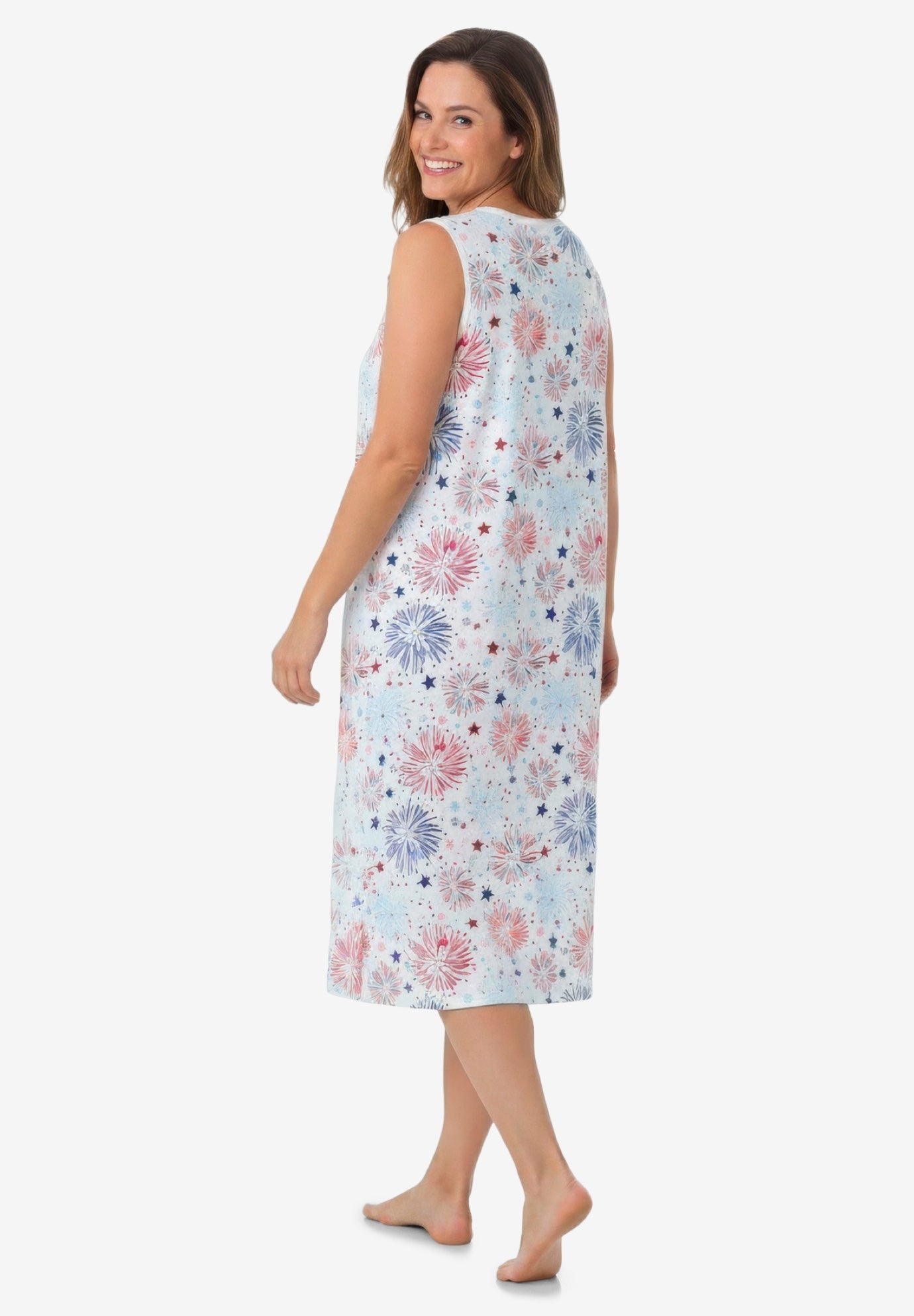 Long Sleeveless Sleepshirt image number 1