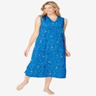 Long Sleeveless Sleepshirt image number null