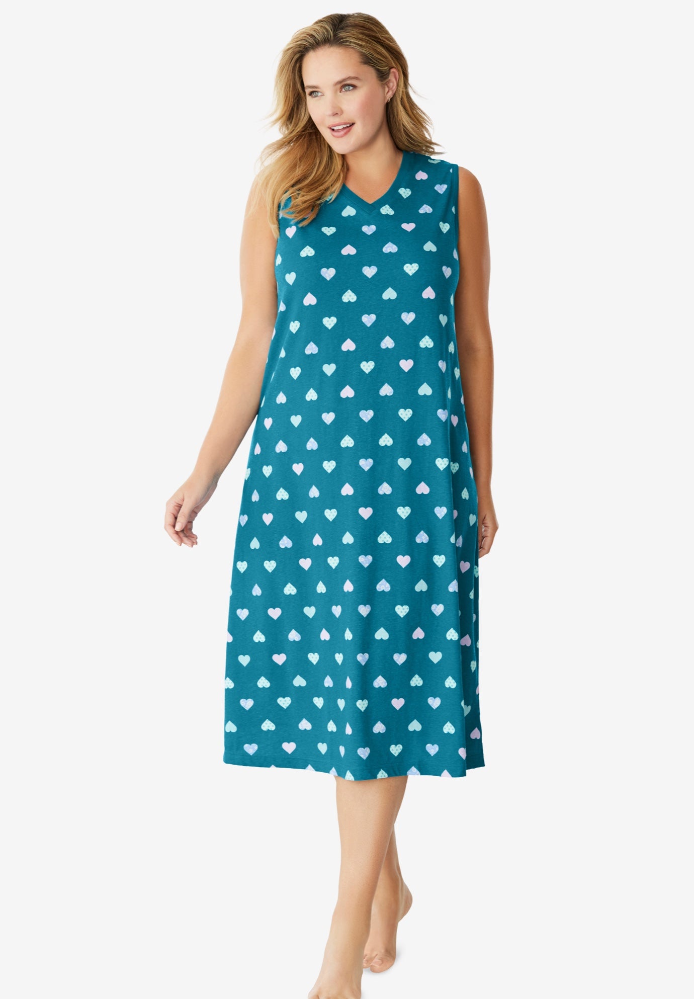 Long Sleeveless Sleepshirt image number 0