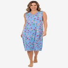 Long Sleeveless Sleepshirt image number null