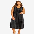 Long Sleeveless Sleepshirt image number null