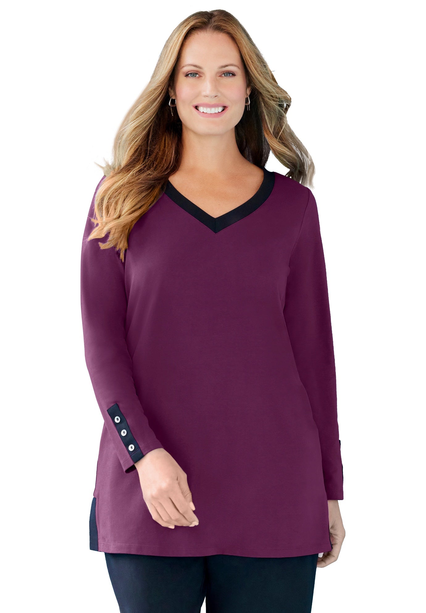 Suprema® Studio Contrast Tunic image number 0