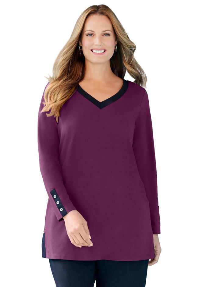 Suprema® Studio Contrast Tunic image number 0