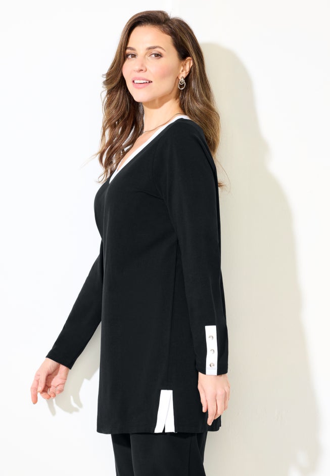 Suprema® Studio Contrast Tunic image number 2