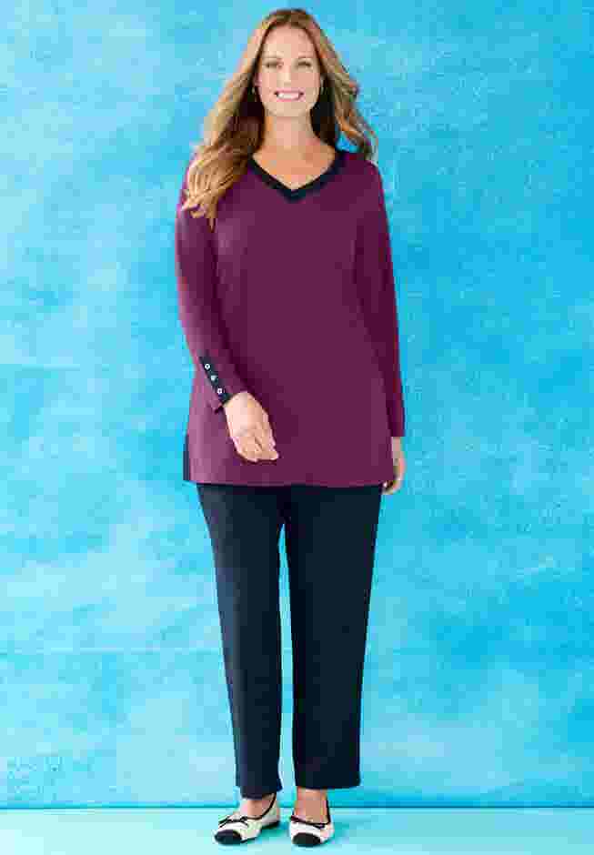Suprema® Studio Contrast Tunic image number 0