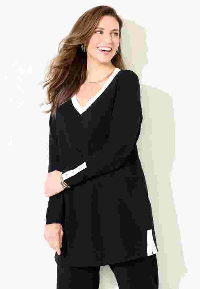 Suprema® Studio Contrast Tunic image number 0
