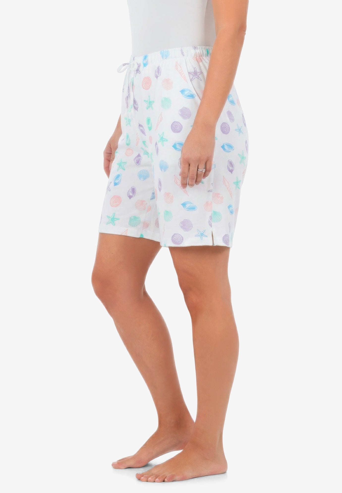 Print Pajama Shorts image number 2