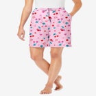 Print Pajama Shorts image number null