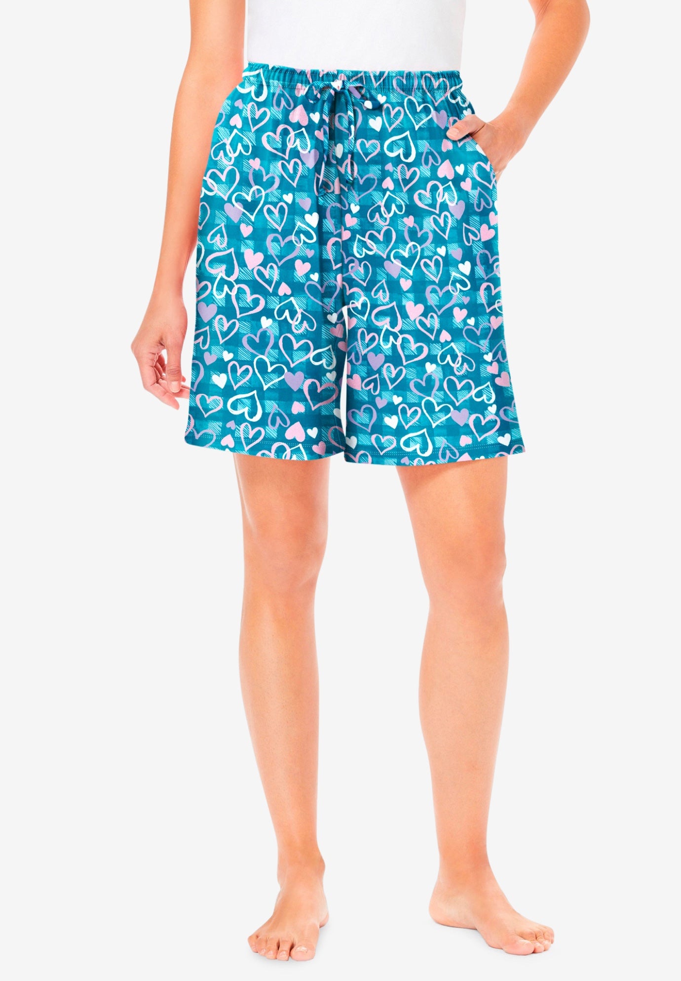 Print Pajama Shorts image number 0