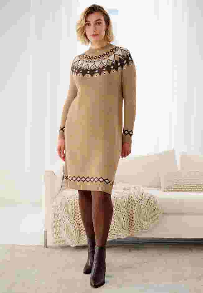 Fair Isle Sweater Dress image number 0