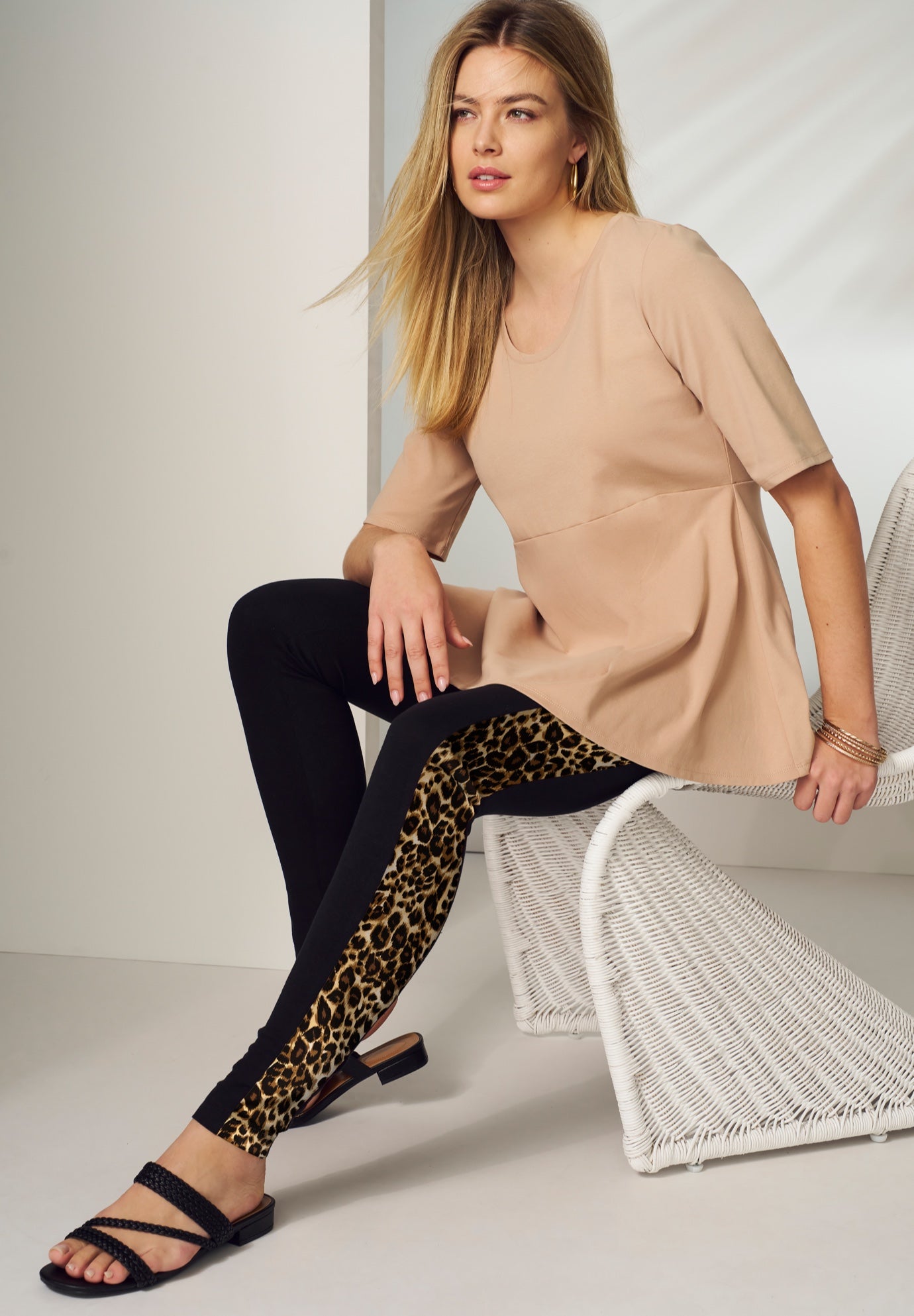 Everyday Stretch Cotton Legging image number 3