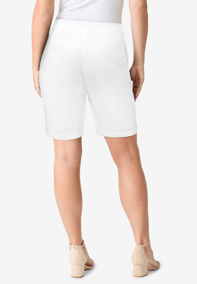 Plus Size Easy-Wear Bermuda Short image number 1