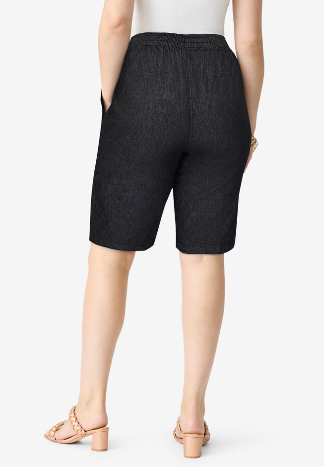 Plus Size Easy-Wear Bermuda Short image number 1