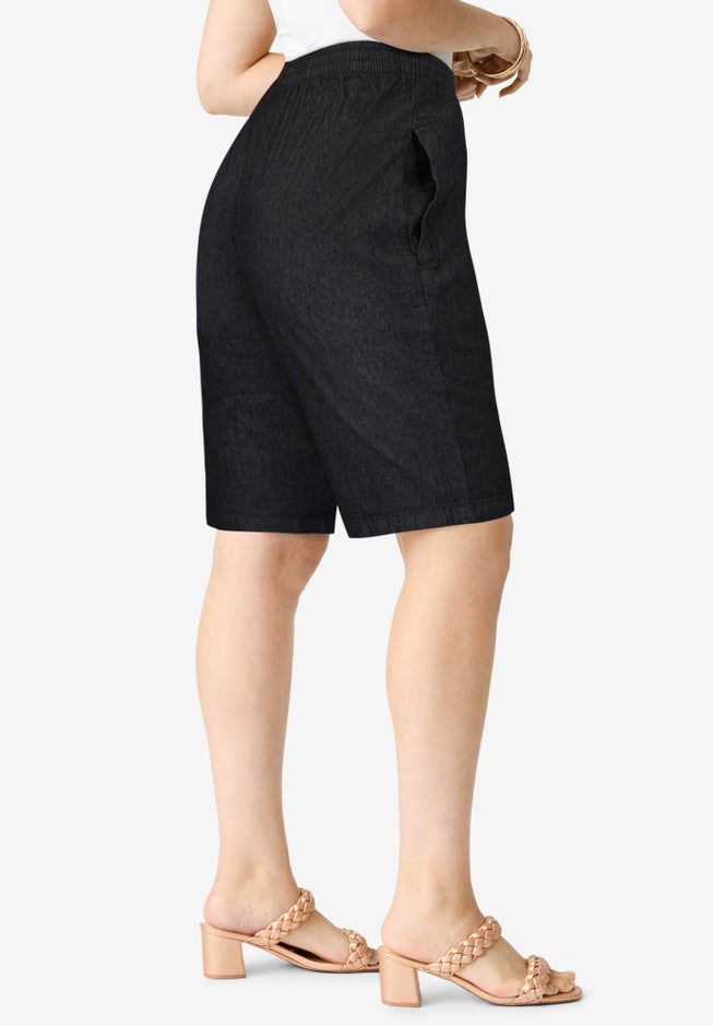 Plus Size Easy-Wear Bermuda Short image number 2