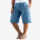 Plus Size Easy-Wear Bermuda Short image number 0
