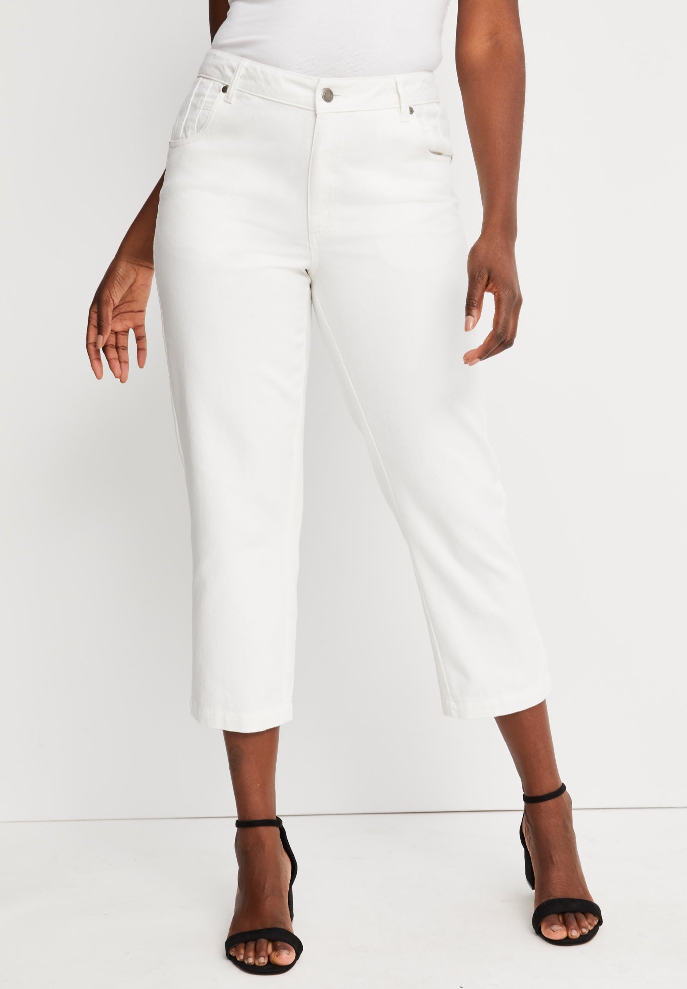 Classic Cotton Denim Capri image number 0